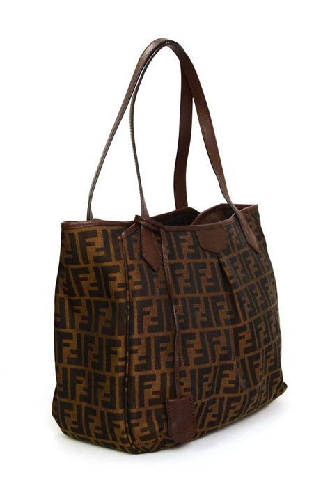 fendi zucca canvas tote|fendi zucca shopper tote.